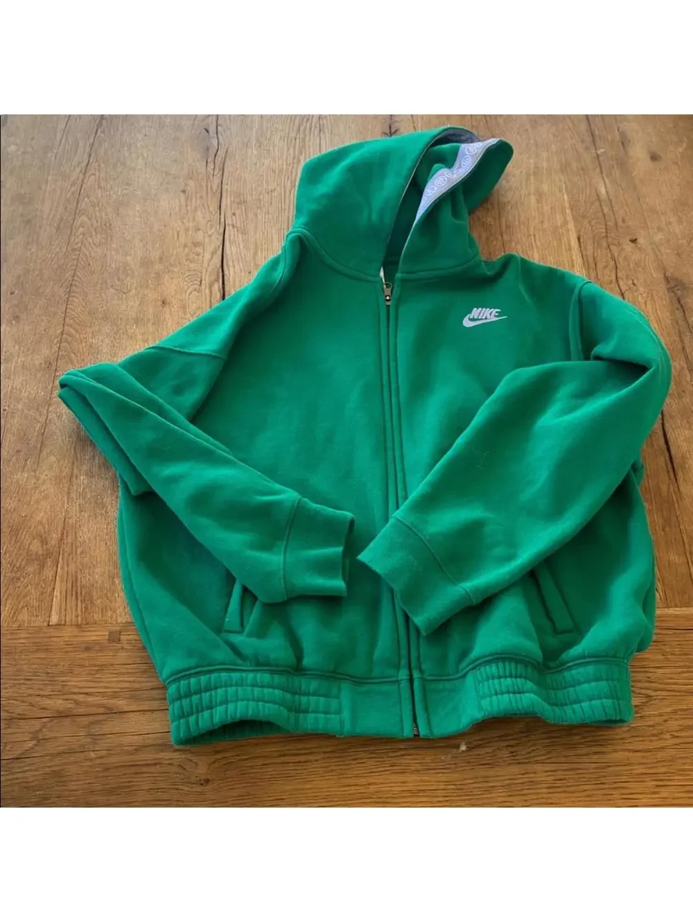 Nile BALL FOR ALL NIKE HOODIE ZIP UP GREEN youth XL RARE